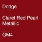 Preview: Dodge, Claret Red Pearl Metallic, GM4.